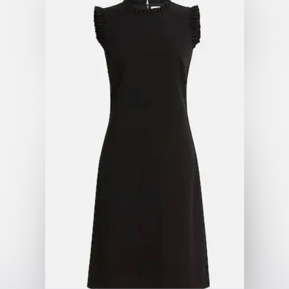 NWT J Crew Ruffleneck suit dress - Picture 2 of 10